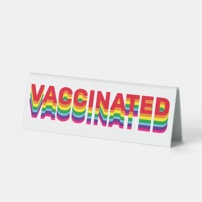 Vaccinated pride lgbt queer gay queer rainbow (Front)