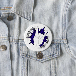Vaccinated To The Max 7.5 Cm Round Badge