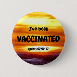 Vaccination 6 Cm Round Badge