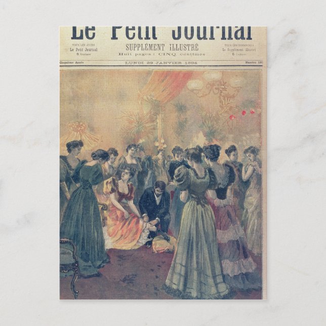 Vaccination at an Evening Reception Postcard (Front)