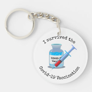 Vaccination Design KeyChain