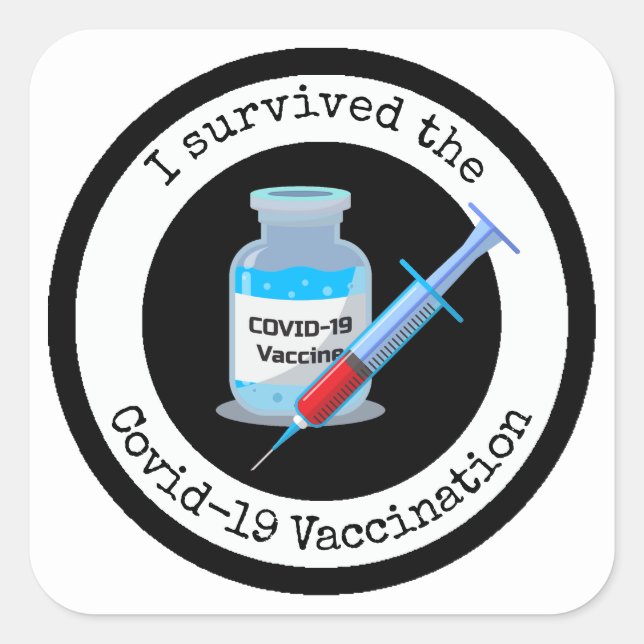 Vaccination Design Sticker (Front)