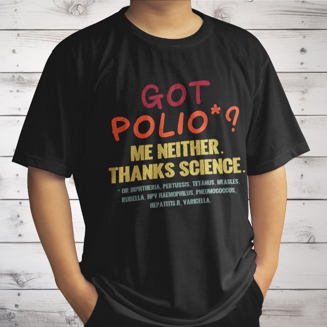 Vaccines Work Thanks Science Epidemiology Student  T-Shirt (Creator Uploaded)