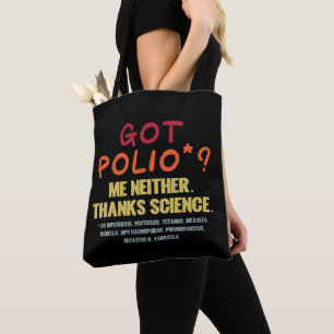 Vaccines Work Thanks Science Epidemiology Student Tote Bag