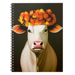 Vache fleurie notebook