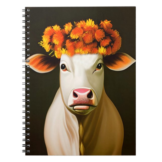 Vache fleurie notebook (Front)