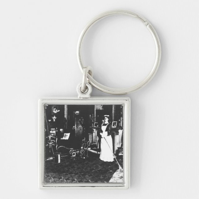 Vacuum Cleaner at Work Key Ring (Front)