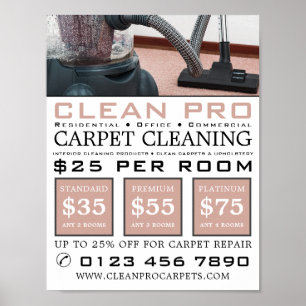 Vacuum Cleaner, Carpet Cleaners, Cleaning Service Poster