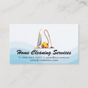 Vacuum Cleaners   Cleaning Services Business Card