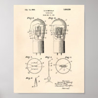 Vacuum Tube 1927 Patent Art Old Peper