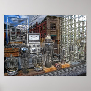Vacuum Tubes & Light Emitting Diodes Poster