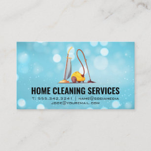 Vacuums   Cleaning Service Business Card
