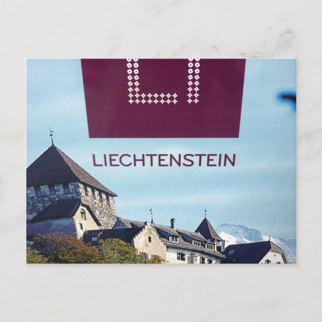 vaduz blue postcard (Front)