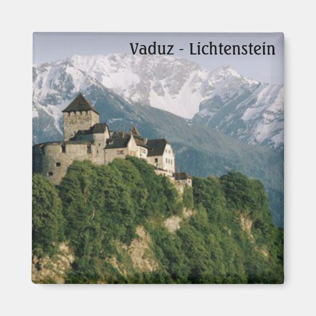 Vaduz Castle - Lichtenstein Magnet (Front)