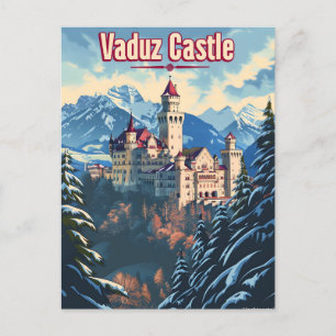 Vaduz Castle Vintage Postcard