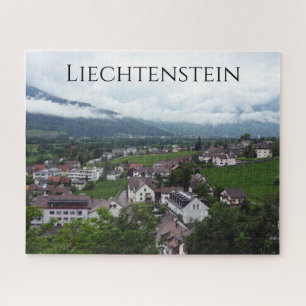 vaduz city liechtenstein jigsaw puzzle
