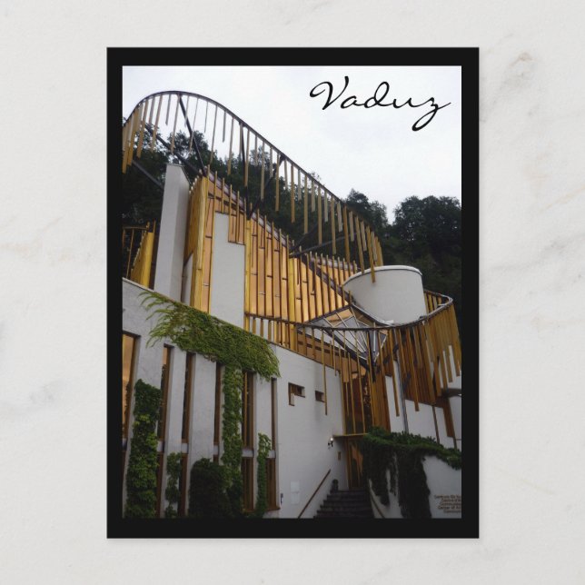 vaduz kunst centrum postcard (Front)