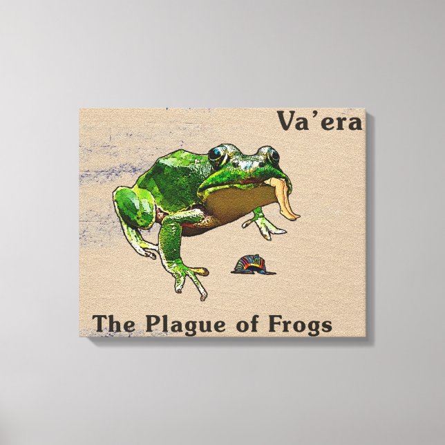 Va'era - Frogs Canvas Print (Front)