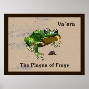 Va'era - Frogs Poster