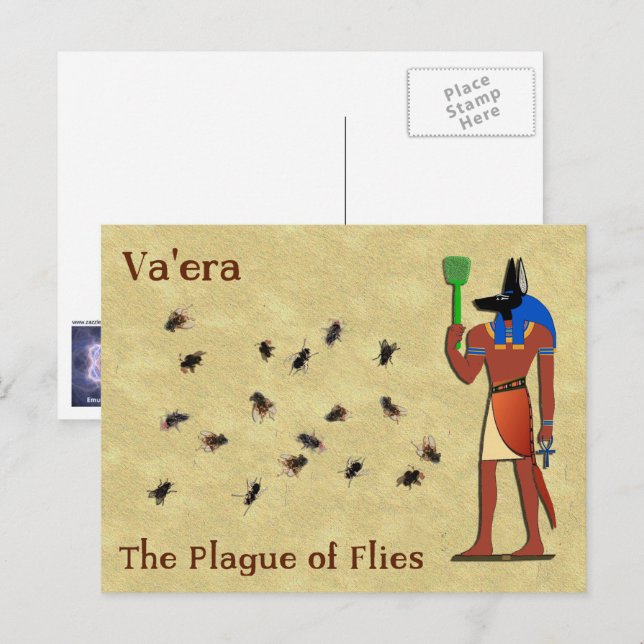 Va'era - The Plague Of Flies Postcard (Front/Back)