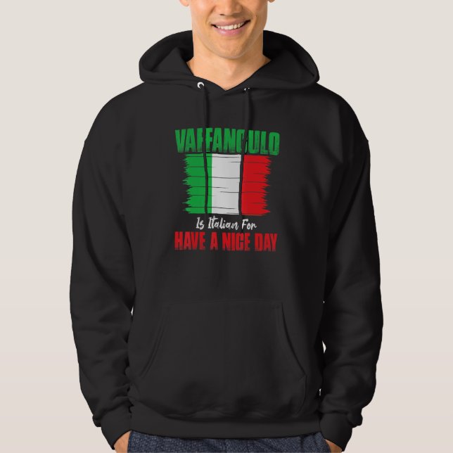 Vaffanculo Is Italian For Have A Nice Day Hoodie (Front)