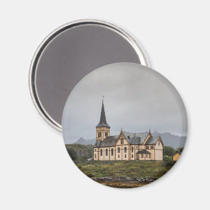 Vagan Church Lofoten Magnet