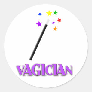 Vagician Classic Round Sticker