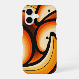 Vagues de Fruits Rétro iPhone 16 Case