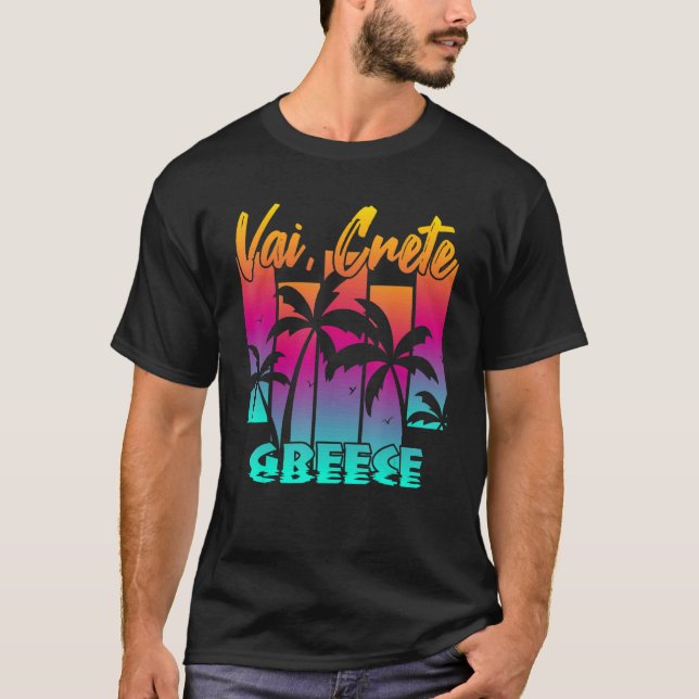 Vai Crete Creece T-Shirt (Front)