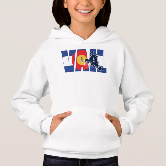 Vail Colorado and Snowboarder (Front)