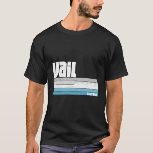 Vail Colorado Co Mountain Retro Vintage Skiing Hik T-Shirt