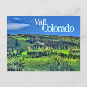 Vail Colorado colour postcard