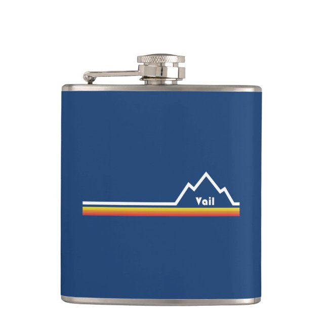 Vail, Colorado Hip Flask (Front)