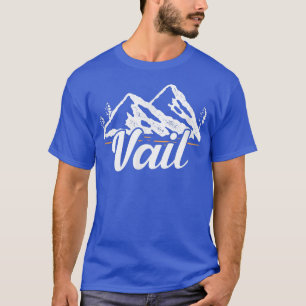 Vail Colorado Mountain Ski Skiing Snowboarding  T-Shirt
