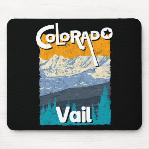 Vail Colorado Mountain State Rocky Mountains Tee S Mouse Mat