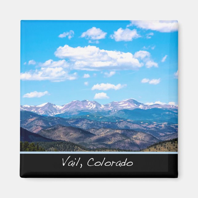 Vail Colorado Mountains Magnet (Front)