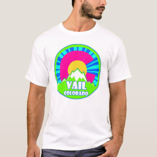 Vail Colorado neon mountains shirt