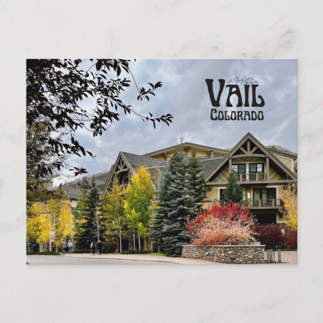 Vail, Colorado Postcard (Front)