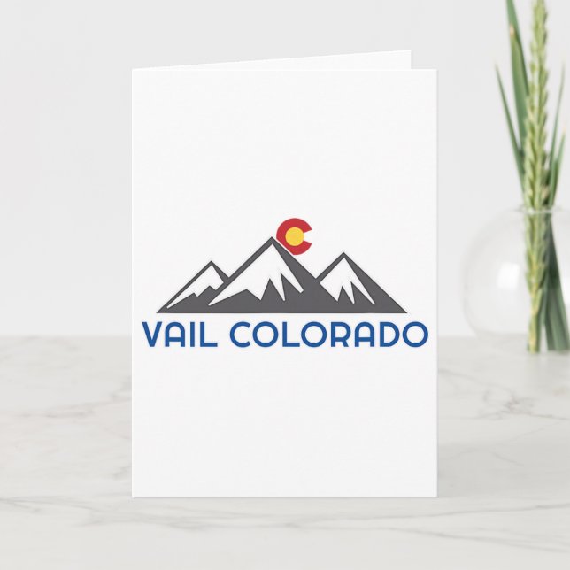 Vail, Colorado Rocky Mountain  Card (Front)