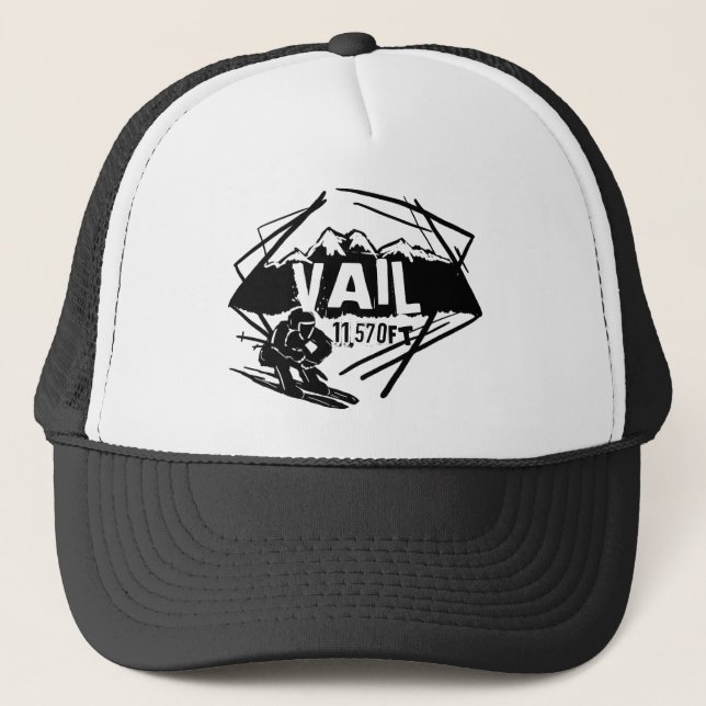 Vail Colorado ski elevation hat (Front)