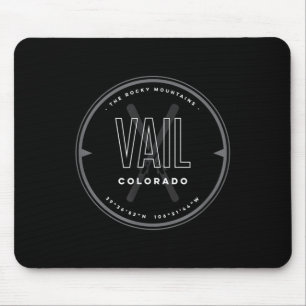Vail Colorado Ski Mouse Mat