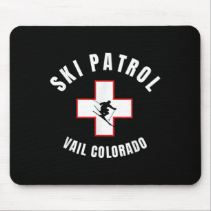 Vail Colorado Ski Patrol Mouse Mat