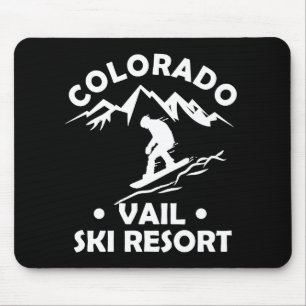 Vail Colorado ski resort Mouse Mat