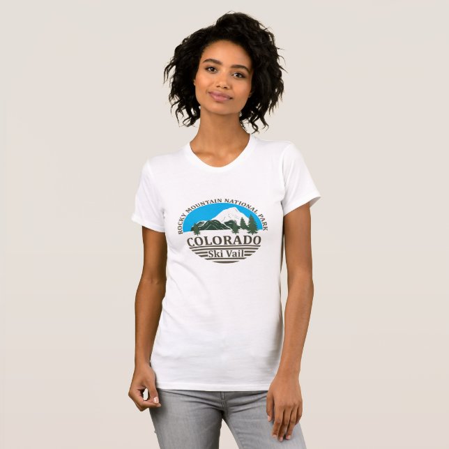 Vail Colorado ski resort T-Shirt (Front Full)