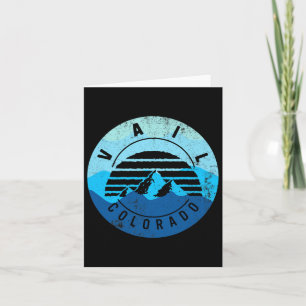 Vail Colorado Skiing Snowboarding Winter Ski Park Card