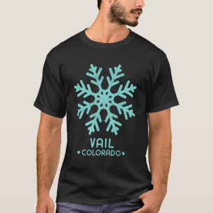 Vail Colorado Skiing T-Shirt Long Sleeve Ski Tee