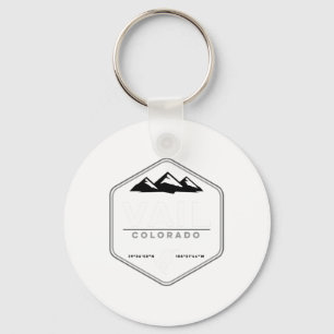 Vail Colorado Snowboard T  Key Ring