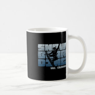 Vail Colorado Snowboarding Resort Cool Vintage Sno Coffee Mug