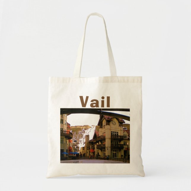 Vail Colorado Tote Bag (Front)