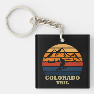 Vail Colorado vintage Key Ring